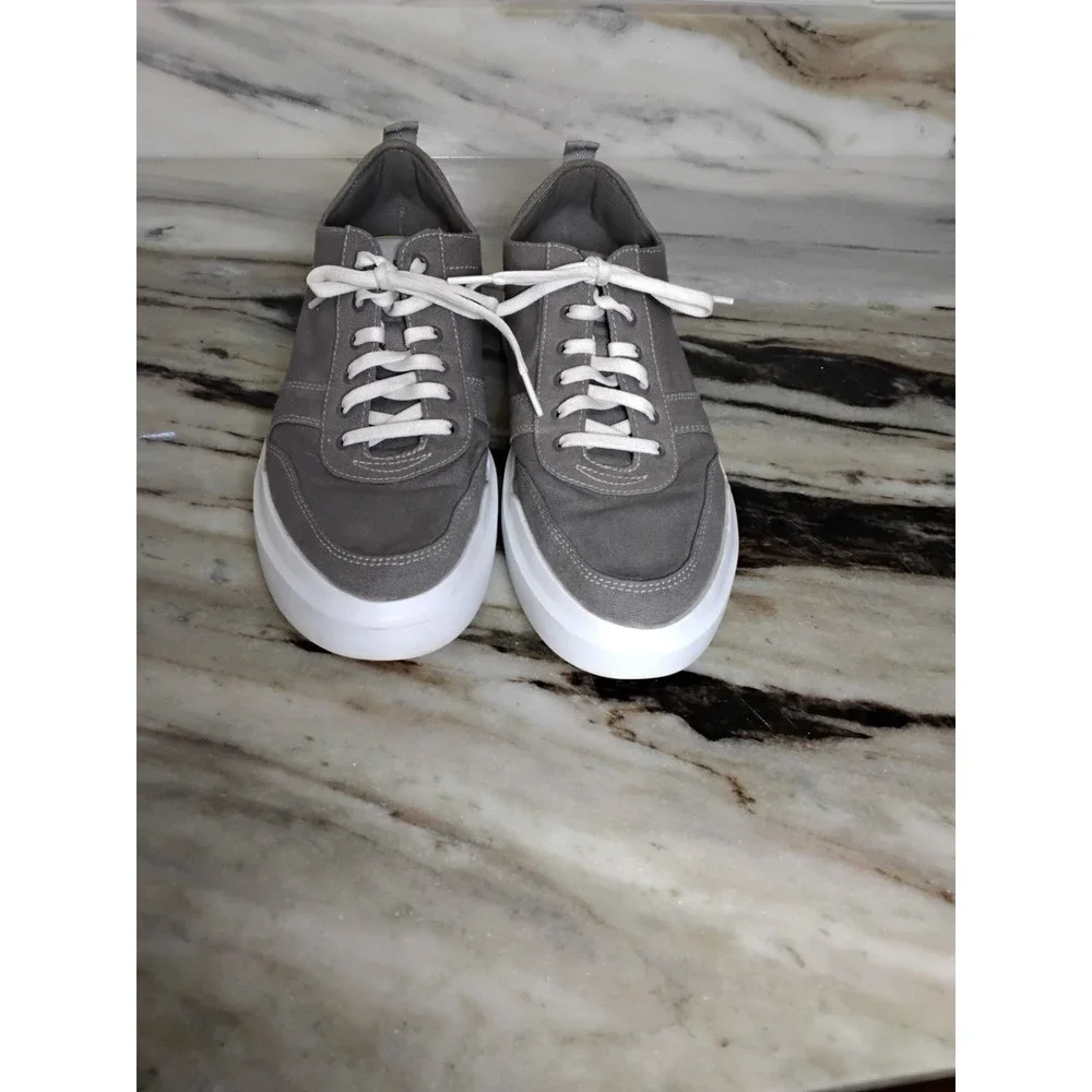 Cole‎ Haan Men's Grandpro Rally Stormcloud Gray Canvas Court Sneaker SZ 10